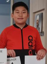 TSG_Wiesloch_Badminton_David Wang 2. Platz JE U13