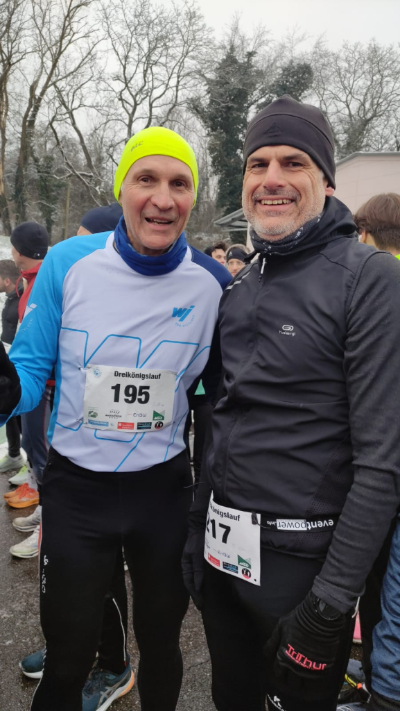 Hannes und Patrik vor dem Start