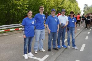 Wiesloch. TSG Stadtlauf 2025. 13.04.2025 - Helmut Pfeifer.